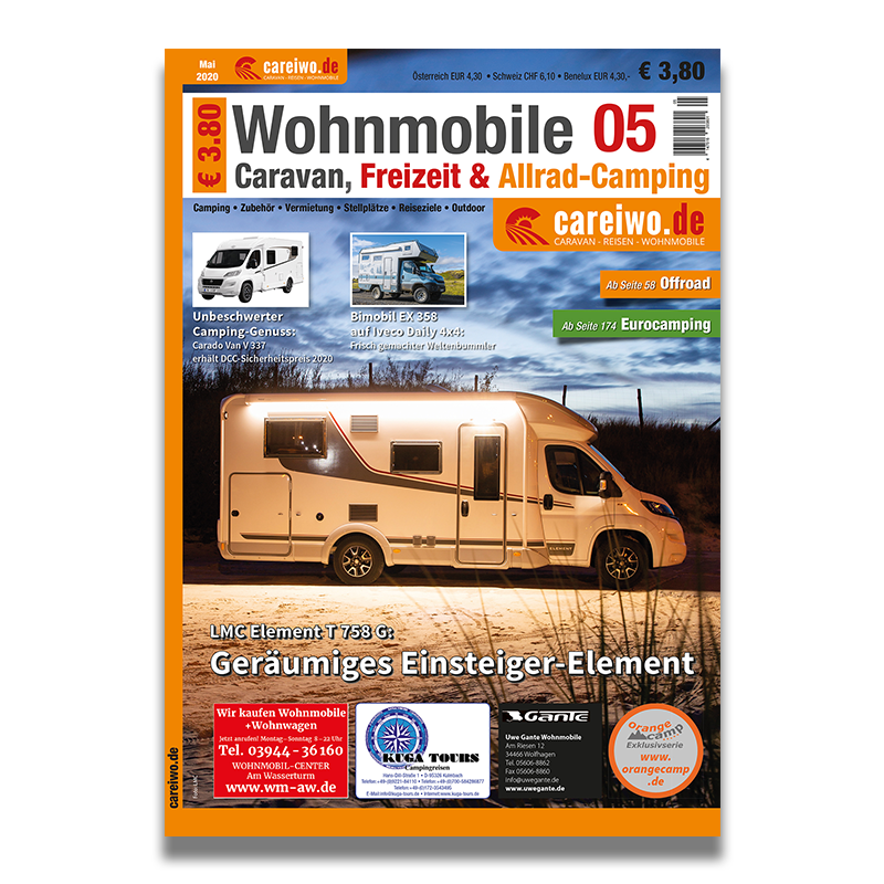 Wohnmobile - Ausgabe 05 / 2020 - Caravaning, Wohnmobile, Camping